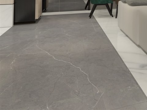 233 | Private Penthouse material palette — Grey veined marble