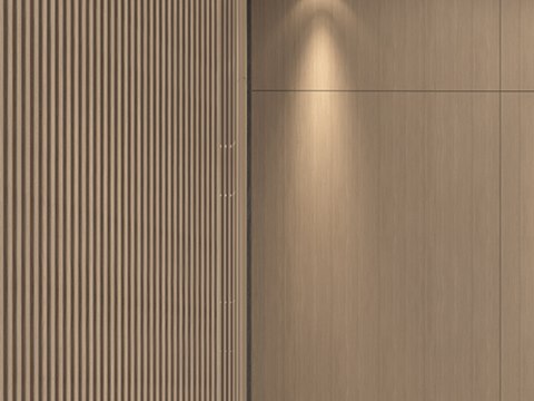 274 | AS Private Office material palette — Fluted & flat oak