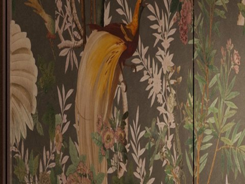 292 | Amalgam Residence II material palette — Botanical mural