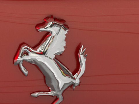 C10 | Ferrari Museum material palette — Red lacquer