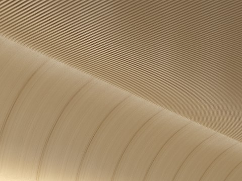 254 | La Donna Restaurant material palette — Ribbed pale oak