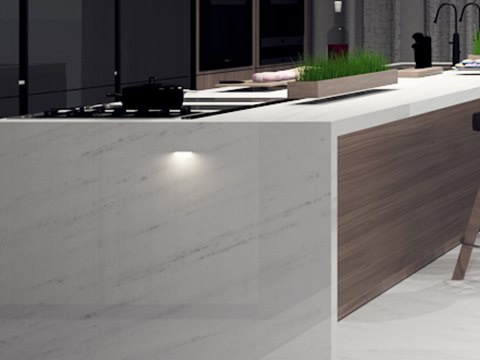 Private Apartment, Egypt material palette — White stone