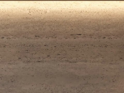 S Residence – Dubai, UAE material palette — Vein-cut travertine