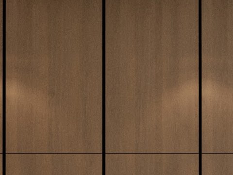 Villa Sira material palette — Walnut